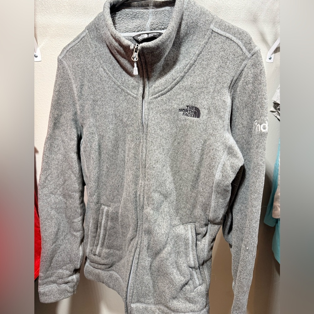 The North Face Light Gray Fleece Jacket